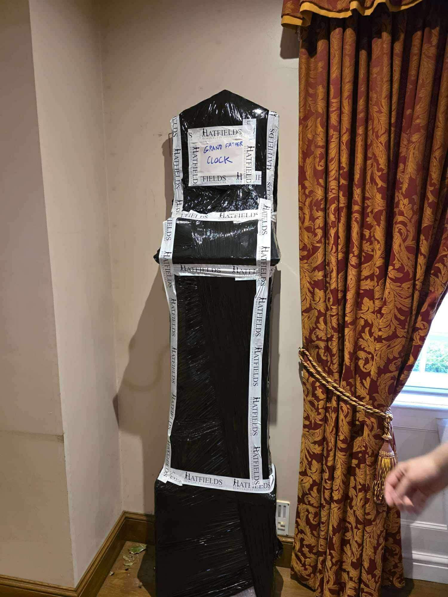 clock grandfather Clock. Antique removals Telford